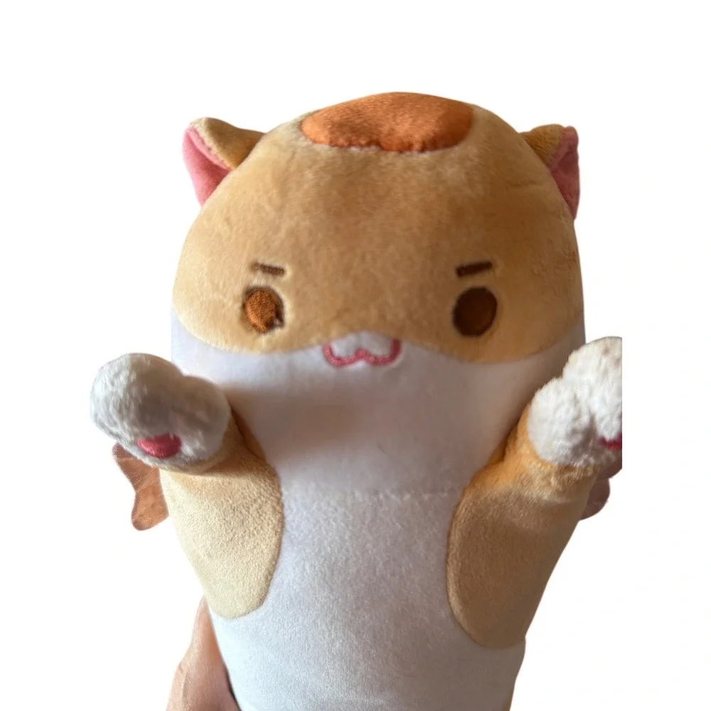 Mewaii Long Cat Plush Kids Large Orange White Excellent Heart Wing Body Pillow‎